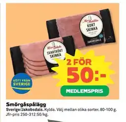 Coop Daglivs Smörgåspålägg, Medlemspris erbjuda