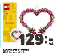 Coop Daglivs LEGO hjärtdekoration erbjuda