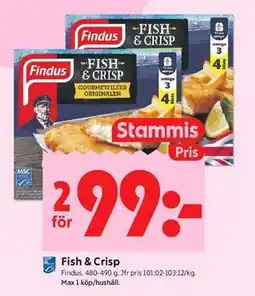 ICA Kvantum Fish & Crisp, Medlemspris erbjuda