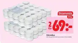 ICA Kvantum Värmeljus, Medlemspris erbjuda