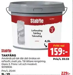 Jem&Fix TAKFÄRG erbjuda