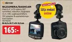 Jem&Fix BILKAMERA/DASHCAM erbjuda