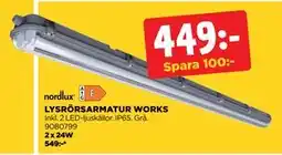 Jem&Fix LYSRÖRSARMATUR WORKS erbjuda