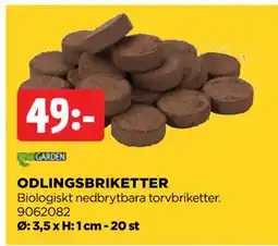 Jem&Fix ODLINGSBRIKETTER erbjuda