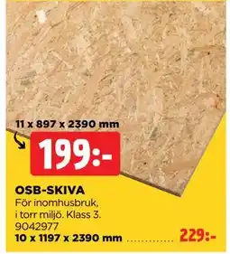 Jem&Fix OSB-SKIVA erbjuda