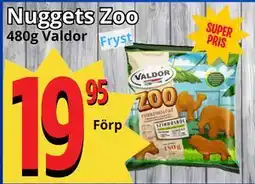 Supergrossen Nuggets Zoo erbjuda