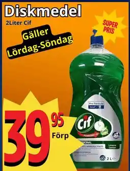 Supergrossen Diskmedel erbjuda