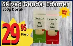 Supergrossen Skivad Gouda, Edamer erbjuda