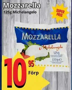 Supergrossen Mozzarella erbjuda