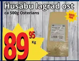 Supergrossen Husabu lagrad ost erbjuda