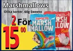 Supergrossen Marshmallows erbjuda