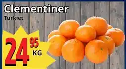 Supergrossen Clementiner erbjuda