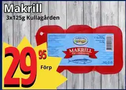Supergrossen Makrill erbjuda
