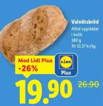 Lidl Valnötsbröd erbjuda