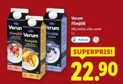 Lidl VERUM Filmjölk erbjuda