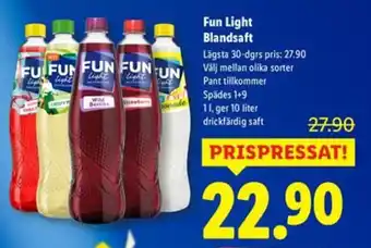 Lidl Fun Light Blandsaft erbjuda