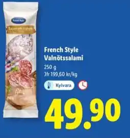 Lidl French Style Valnötssalami erbjuda