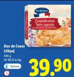 Lidl Duc de Coeur Lökpaj erbjuda