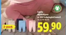 Lidl Lupilu Mjukisbyxor av 100% ekologisk bomull erbjuda