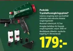 Lidl Parkside Tryckluftsrengöringspistol erbjuda