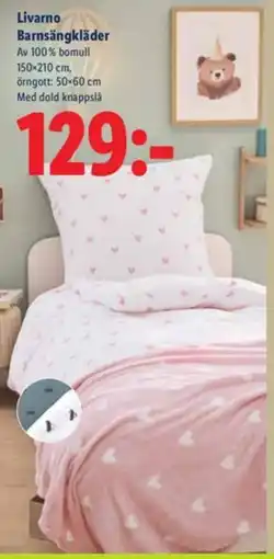 Lidl Livarno Barnsängkläder erbjuda