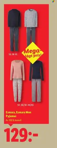 Lidl Esmara, Esmara Men Pyjamas erbjuda