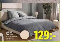 Lidl Livarno Överkast erbjuda