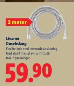 Lidl Livarno Duschslang erbjuda