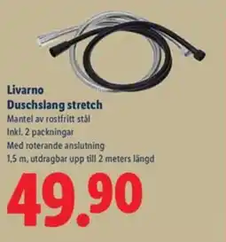 Lidl Livarno Duschslang stretch erbjuda