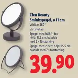 Lidl Cien Beauty Sminkspegel, Ø 11 cm erbjuda
