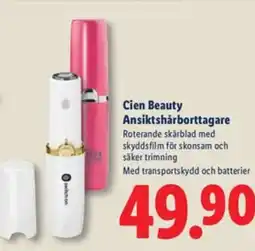 Lidl Cien Beauty Ansiktshårborttagare erbjuda