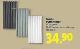 Lidl Livarno Duschdraperi* erbjuda