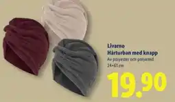 Lidl Livarno Hårturban med knapp erbjuda
