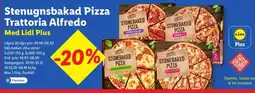 Lidl Stenugnsbakad Pizza Trattoria Alfredo erbjuda