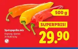 Lidl Spetspaprika mix erbjuda