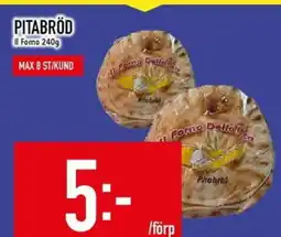 Matdax Il Fomo Pitabröd erbjuda