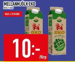 Matdax Arla Mellanmjölk eko erbjuda