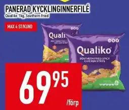 Matdax Qualiko Panerad kycklinginnerfilé erbjuda