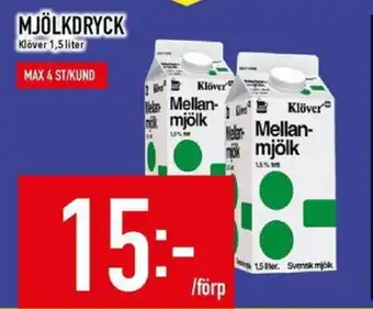 Matdax Klöver Mjölkdryck erbjuda
