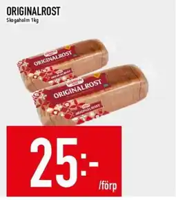 Matdax Skogaholm Originalrost erbjuda