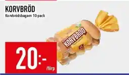Matdax Korvbrödsbagam Korvbröd erbjuda