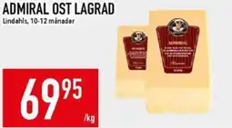 Matdax Lindahls Admiral ost lagrad erbjuda