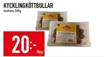 Matdax Gudruns Kycklingköttbullar erbjuda