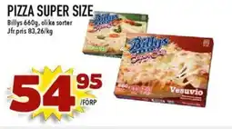 Matdax Billys Pizza super size erbjuda