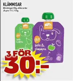 Matdax Minstingen Klämmisar erbjuda