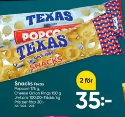DollarStore Texas Snacks erbjuda