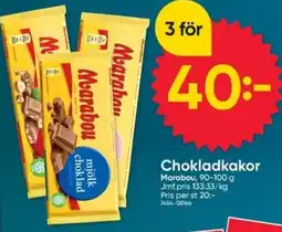 DollarStore Marabou Chokladkakor erbjuda