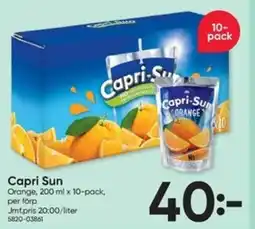 DollarStore Capri-Sun erbjuda