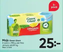 DollarStore Green Giant Majs erbjuda