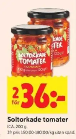 ICA Supermarket Soltorkade tomater erbjuda